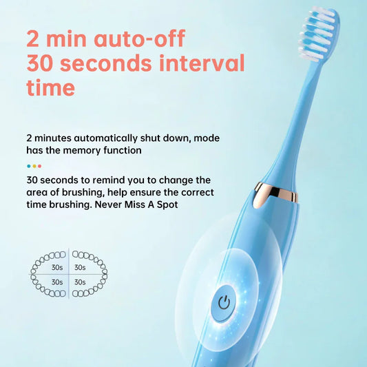 Oral Cleaning Electric Tooth Brushes Long Lasting Smart Wireless Rechargeable Automatic Ultrasonic Electric Toothbrush